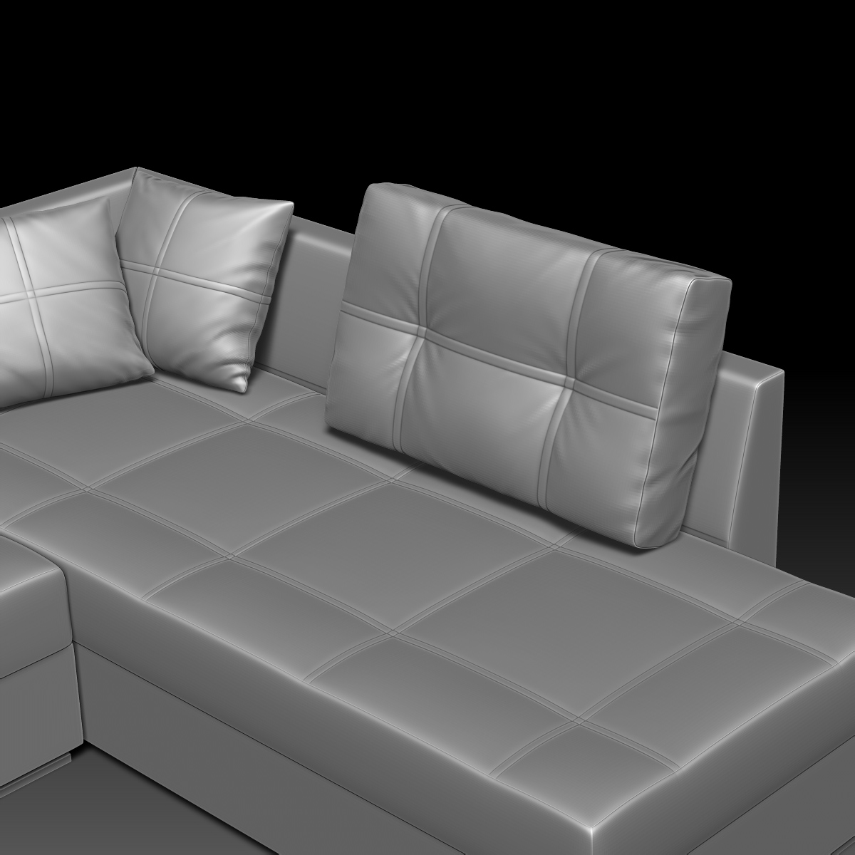 Product Visualization. 3D modeling of furniture.